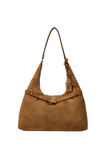 Mala de Ombro Shopper Hobo Ella Castanha