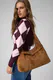 Guess | Mala de Ombro Shopper Hobo Ella Castanha | MISSCATH