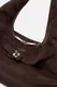 Guess | Mala de Ombro Shopper Hobo Ella Castanho-escuro | MISSCATH