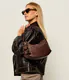 Guess | Mala de Ombro Danielle Castanho-escuro | MISSCATH