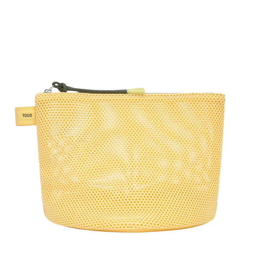 Nécessaire Coração Icons Mesh Amarelo