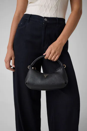 Minimala de Mão/Tiracolo Hobo Gilda Preta