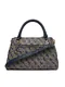 Guess | Mala de Mão Noelle II Logo Bege/Azul-marinho | MISSCATH