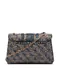 Guess | Mala de Ombro/Tiracolo Noelle Saffiano Bege/Azul-marinho | MISSCATH