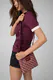 Guess | Mala de Ombro/Tiracolo com Logo Samantha Bordô | MISSCATH