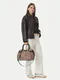 Guess | Mala de Mão Dorothy Grande Bege/Preta | MISSCATH