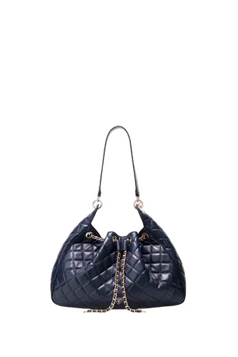 Mala de Ombro Shopper Juliet Azul-escuro