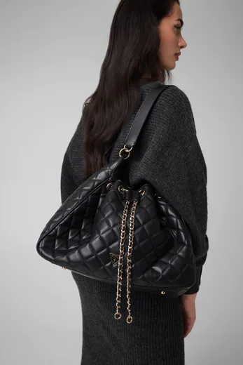 Mala de Ombro Shopper Juliet Preta