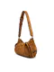 Guess | Mala de Ombro Allegra em Camurça Castanha | MISSCATH