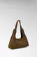 Guess | Mala de Ombro Sunset Hobo Pequena em Camurça Verde | MISSCATH
