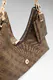 Guess | Mala de Ombro Hobo com Logo Yvonne Bege | MISSCATH