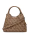 Guess | Mala de Mão/Tiracolo Lorella com Logo Pequena Bege | MISSCATH