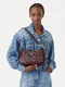 Guess | Mala de Ombro Noelle Saffiano Bordô | MISSCATH