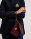 Ralph Lauren | Mala de Tiracolo com Lenço Bordô | Misscath