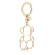 Tous | Porta-Chaves Silhouette Dourado | Misscath