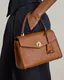 Ralph Lauren | Mala Mão Pequena Farrah Castanha | Misscath