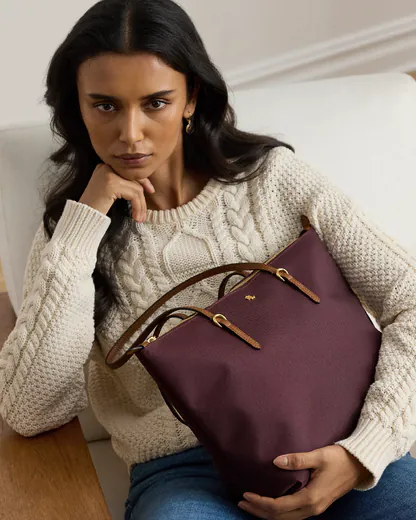 Mala Shopper Keaton M Nylon Grená