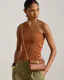 Ralph Lauren | Mala de Tiracolo em Pele Castanha | Misscath