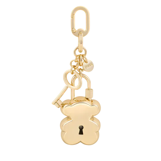 Porta-Chaves Bear Lock Dourado