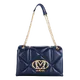 Mala de Ombro Love Moschino Quilted Azul-escuro Mala de Ombro Love Moschino Quilted Azul-escuro