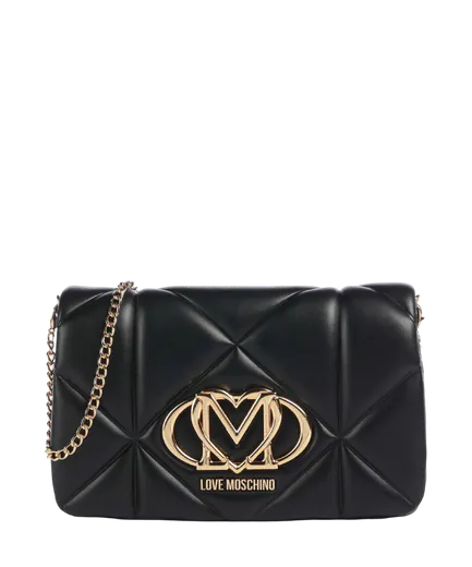 Mala de Tiracolo Love Moschino Quilted Preta