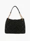 Love Moschino | Mala de Ombro em Pele Acolchoada Preta | MissCath