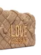 Love Moschino | Mala de Tiracolo em Pele Acolchoada Bege | MissCath