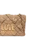 Love Moschino | Mala de Tiracolo em Pele Acolchoada Bege | MissCath