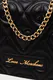 Love Moschino | Mala de Ombro/Tiracolo Acolchoada Hearts Preta | MissCath
