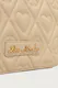 Love Moschino | Mala de Ombro/Tiracolo Acolchoada Hearts Bege | MissCath