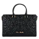 Love Moschino | Mala de Mão Grande Acolchoada Hearts Preta | MissCath