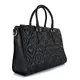 Love Moschino | Mala de Mão Grande Acolchoada Hearts Preta | MissCath