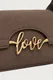 Love Moschino | Mala de Ombro Love Castanho-escuro | MissCath