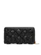 Love Moschino | Carteira Grande Love Moschino em Pele Acolchoada Preta | MissCath