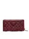 Love Moschino | Carteira Grande Love Moschino em Pele Acolchoada Bordô | MissCath