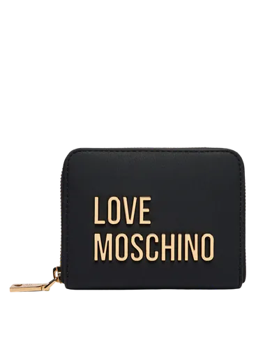 Carteira Pequena Love Moschino Preta