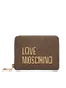 Carteira Pequena Love Moschino Castanho-escuro