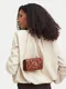 Love Moschino | Minimala de Tiracolo Love Moschino Quilted Castanha | MissCath