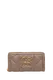 Carteira Grande Love Moschino Quilted Bege