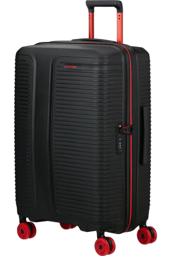 Mala de Viagem Média 69cm Expansível 4 Rodas Preto
