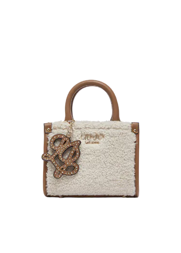 Mala de Mão Mini Teddy Creme