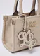 Liu Jo | Mala de Mão Mini Com Jacquard Branca | Misscath