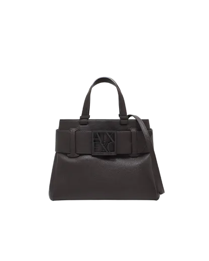 Mala Shopper Grande Armani Exchange Castanha