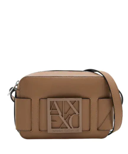 Mala de Tiracolo Armani Exchange Feminina Castanha