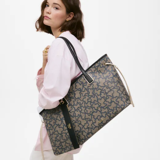 Mala Tote Grande Kaos Icon Preta