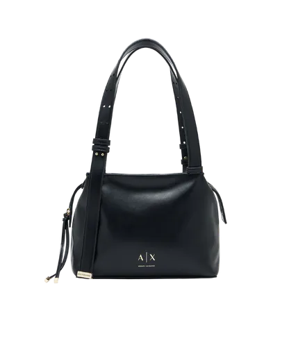 Mala de Ombro Armani Exchange Preta