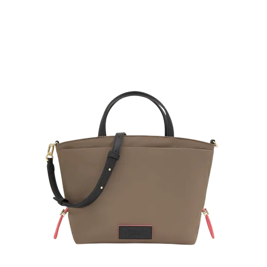 Tote Bag Pequena Wonder Pulls Taupe