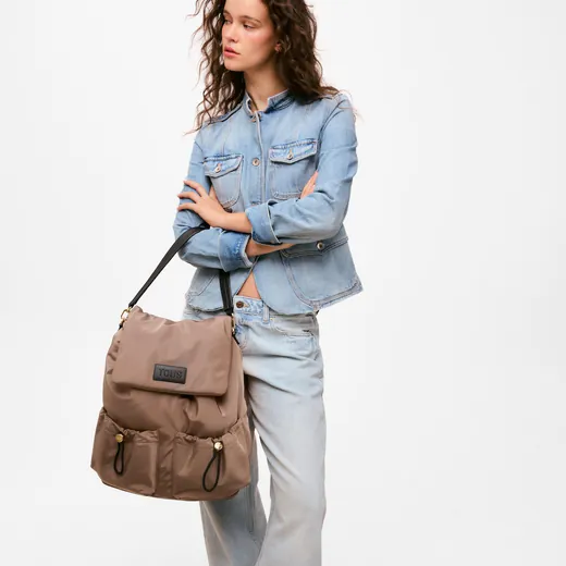 Mochila Wonder Pulls Taupe