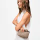 Tous | Mala de Ombro em Pele Tous Infinity Taupe | Misscath