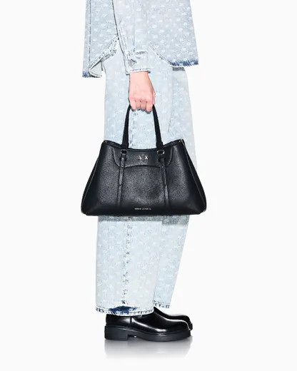 Mala Shopper/Tiracolo Grande Preta